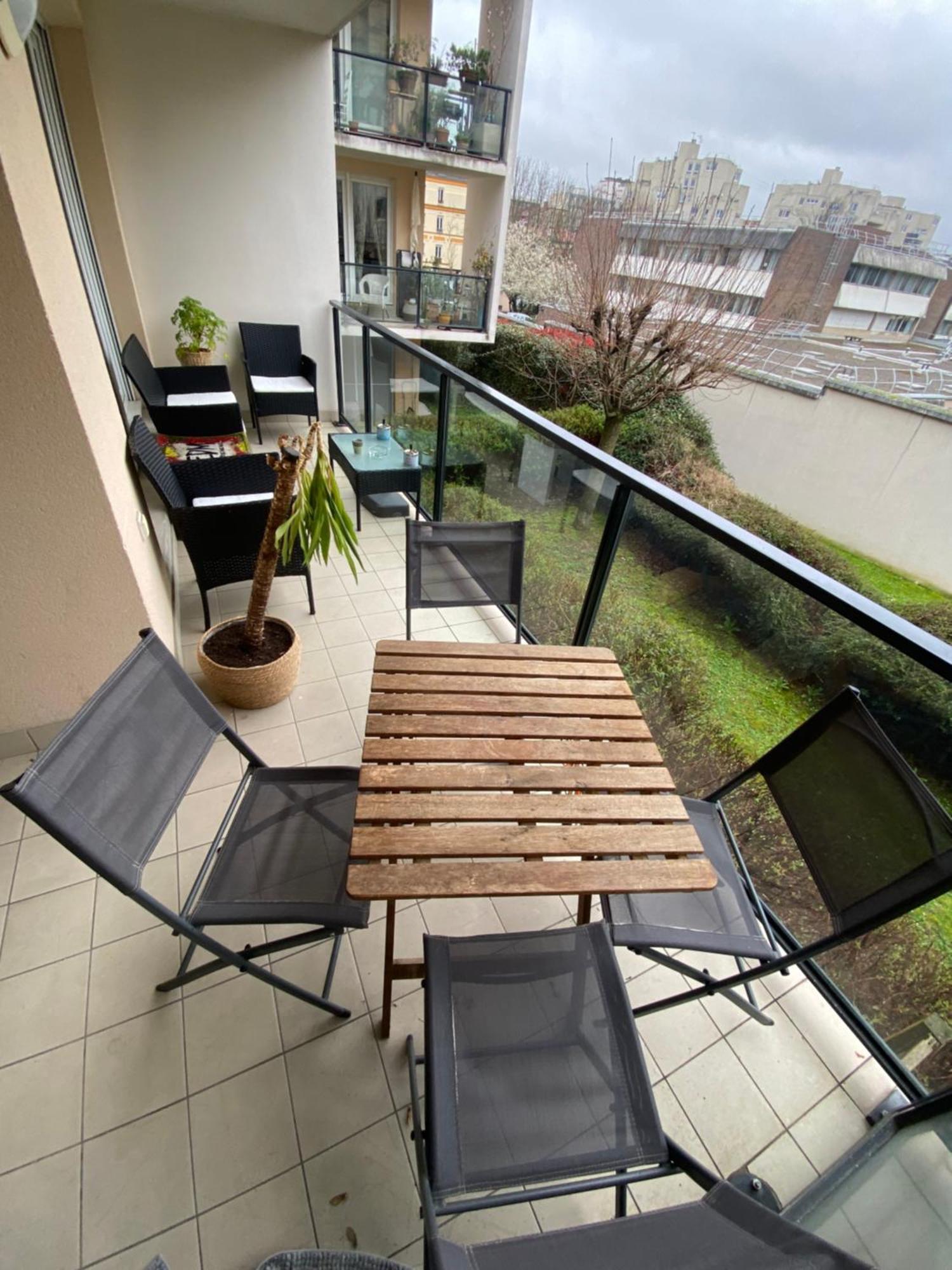 Spacieux 3 Pieces Sur Jardin Иври сюр Сен Екстериор снимка